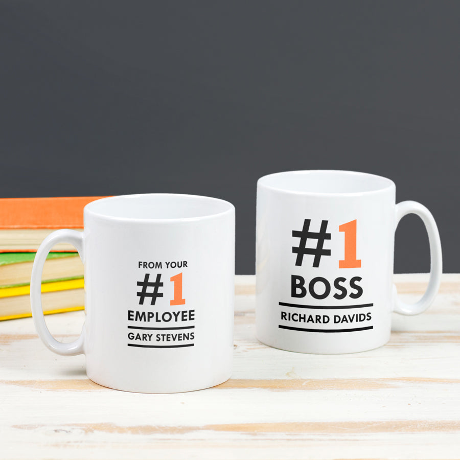 Personalised Number Boss Mug The Little Picture Company