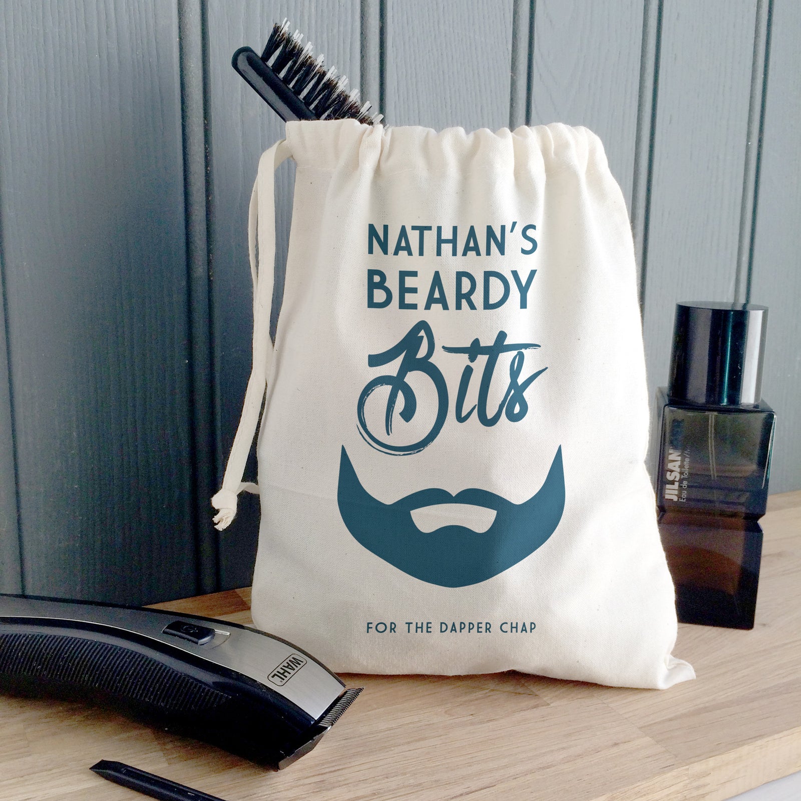 Personalised online man bag
