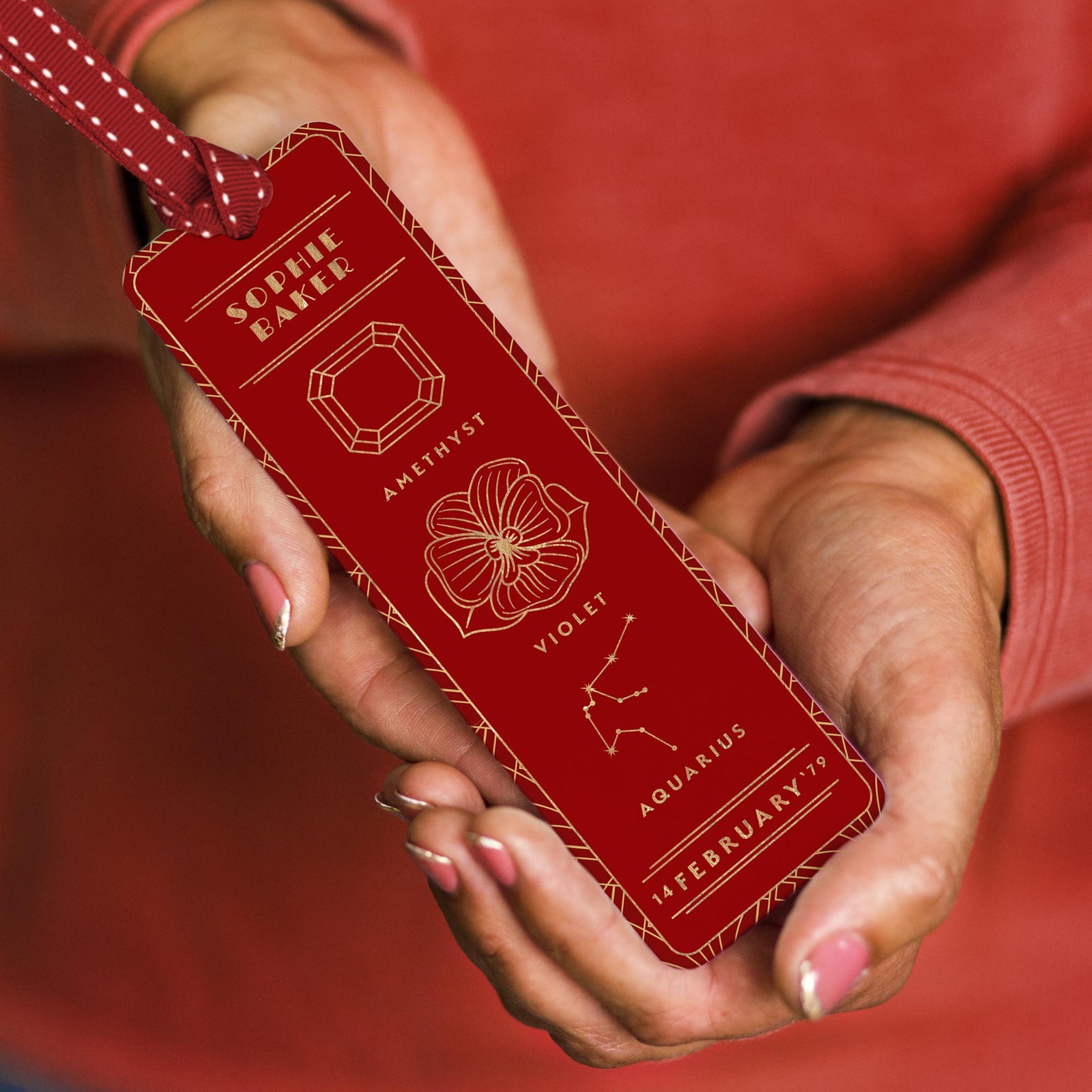 Personalised Birthday Symbols Bookmark The Little Picture Company