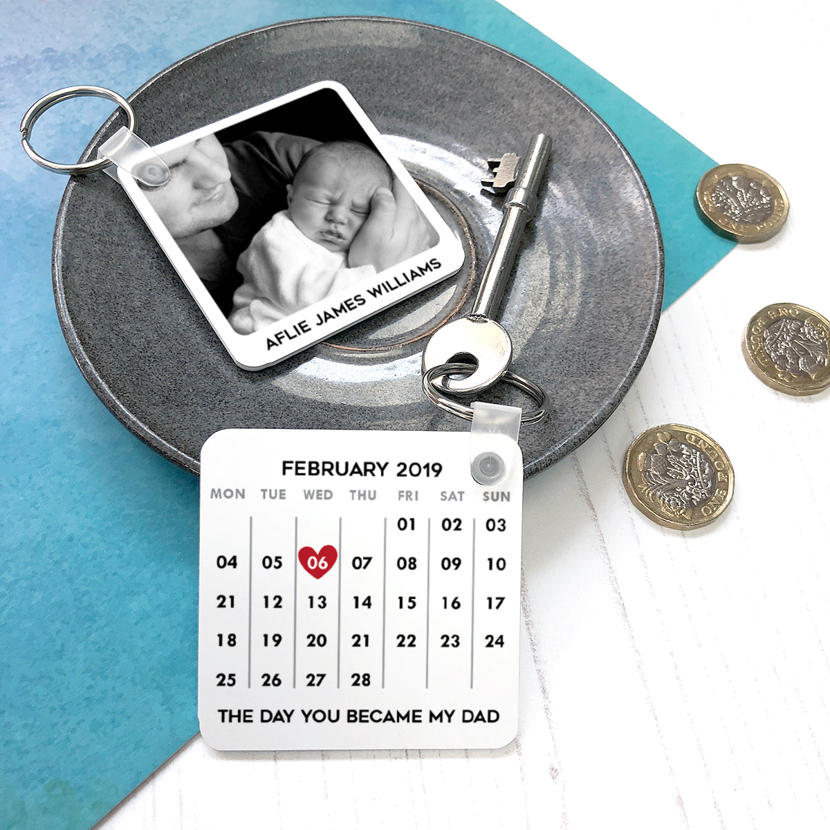 Day you became clearance my daddy keyring
