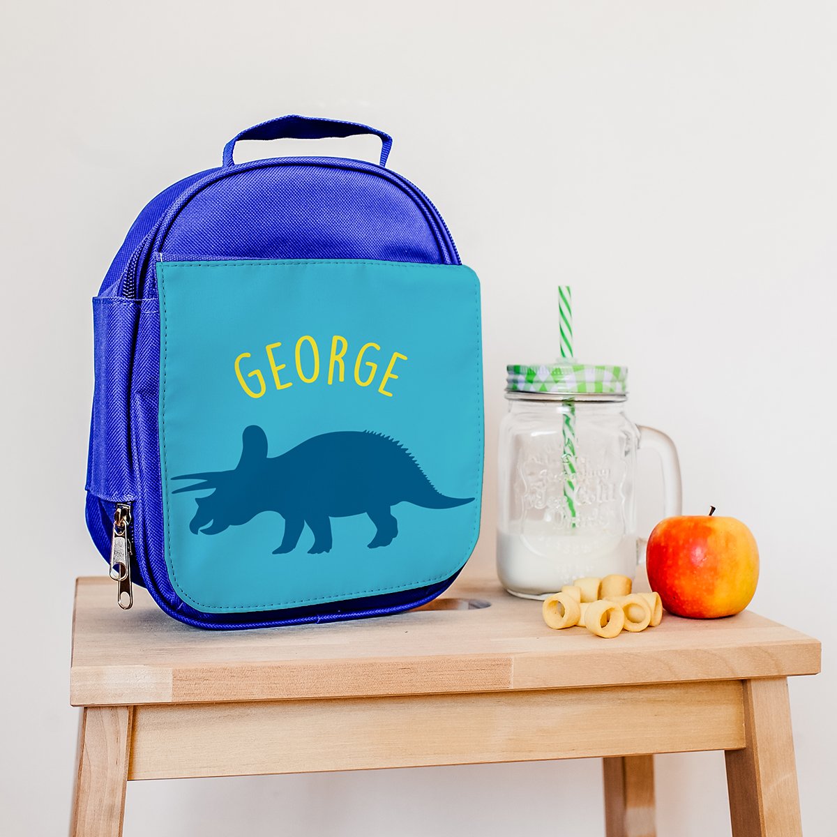 Personalised Triceratops Dinosaur Mini Backpack The Little Picture Company