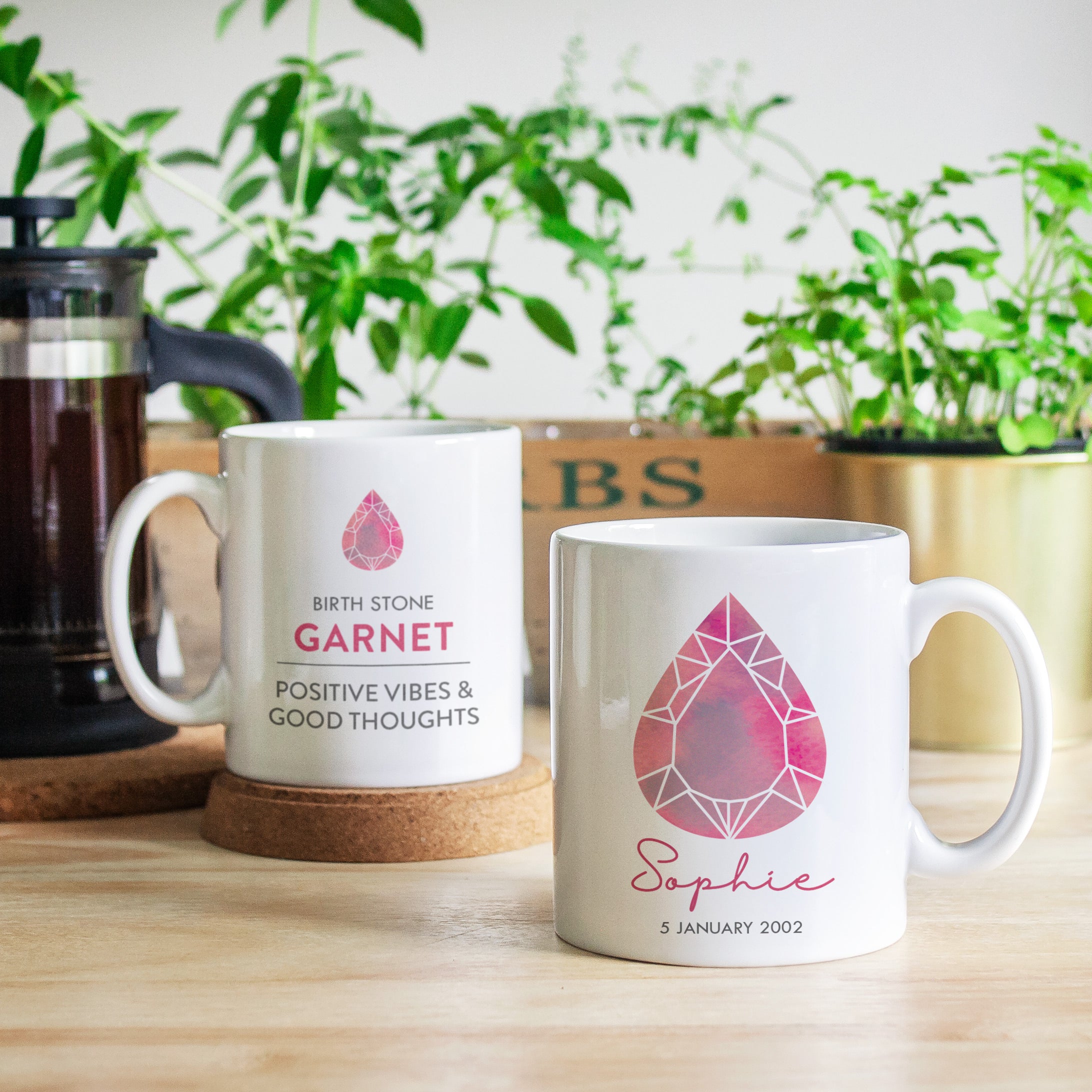 Personalised Birth Stone Mug | The Little Picture Company