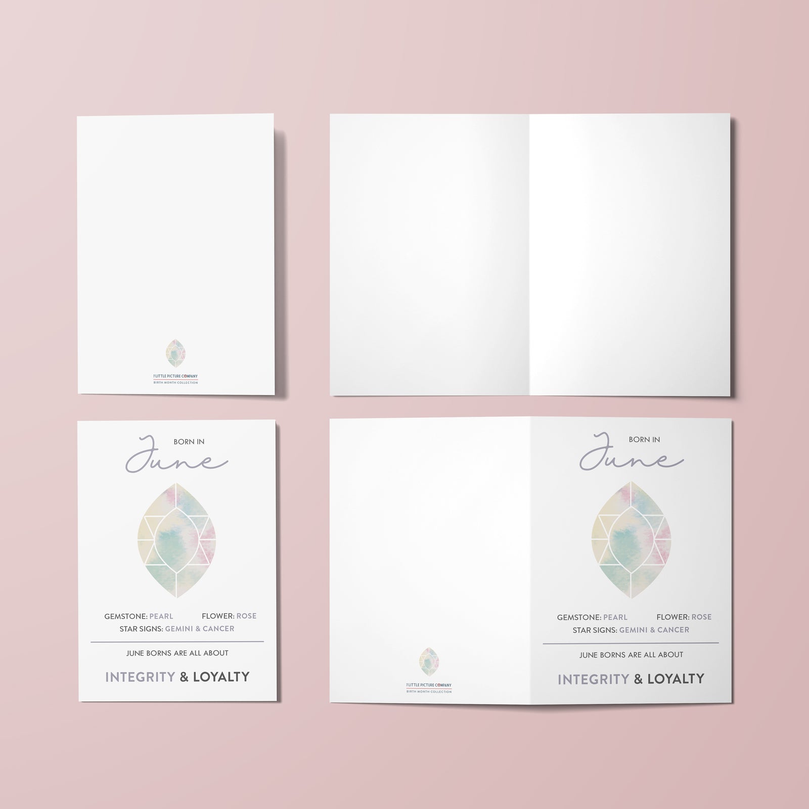 FREE June Birth Month Printable Card | The Little Picture Company