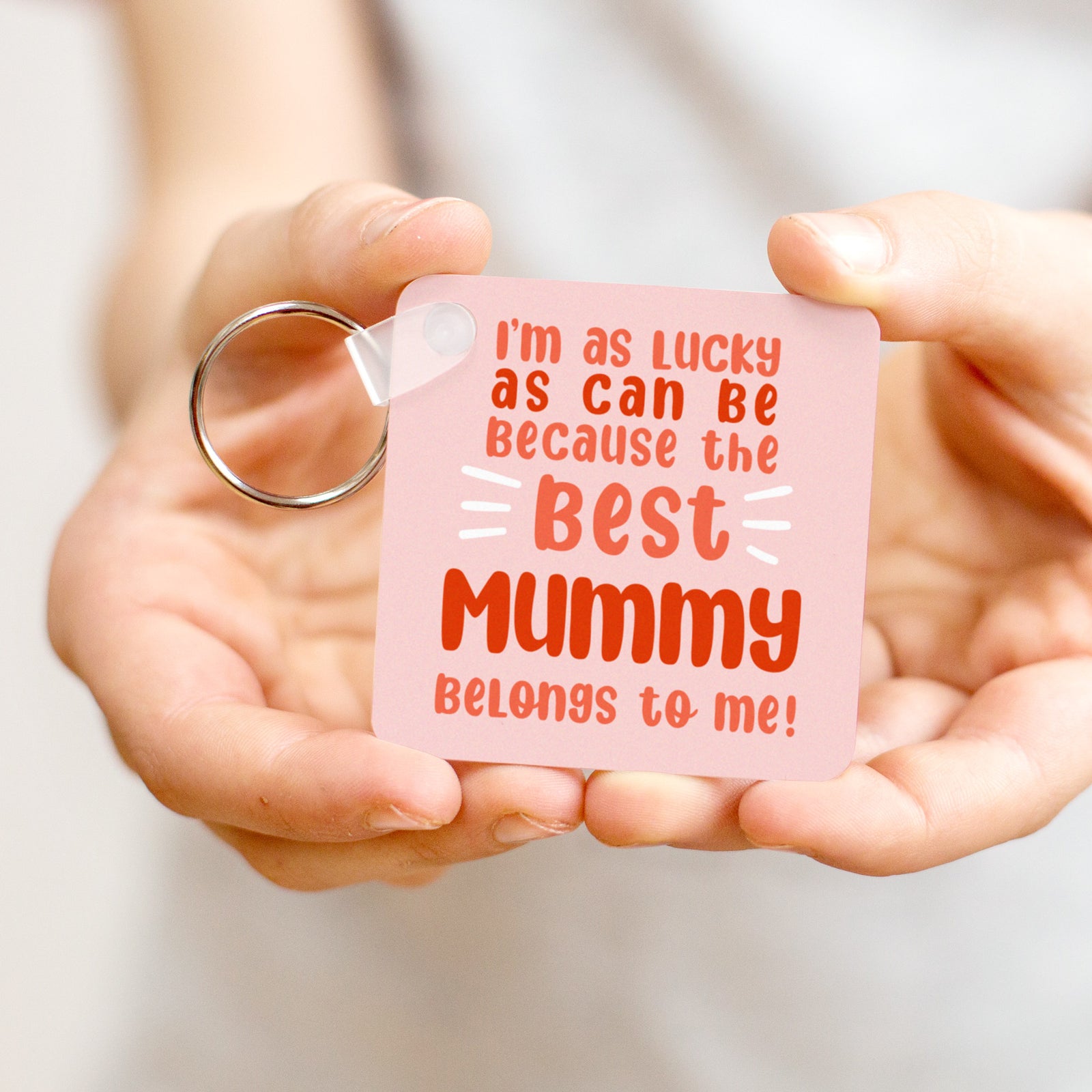 Personalised Best Mummy Keyring | The Little Picture Company