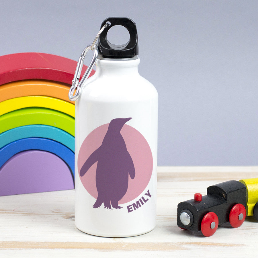 Children's Personalised Penguin Water Bottle | The Little Picture Company
