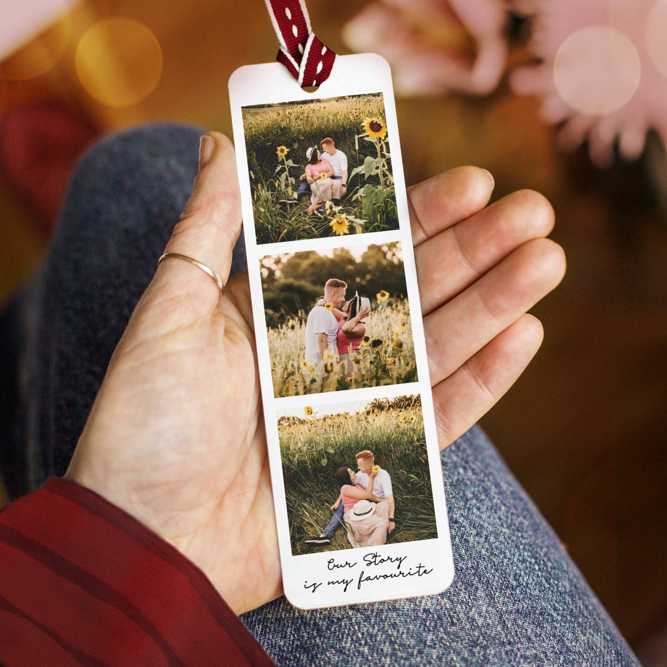 Personalised Photo Booth Metal Bookmark | The Little Picture Company