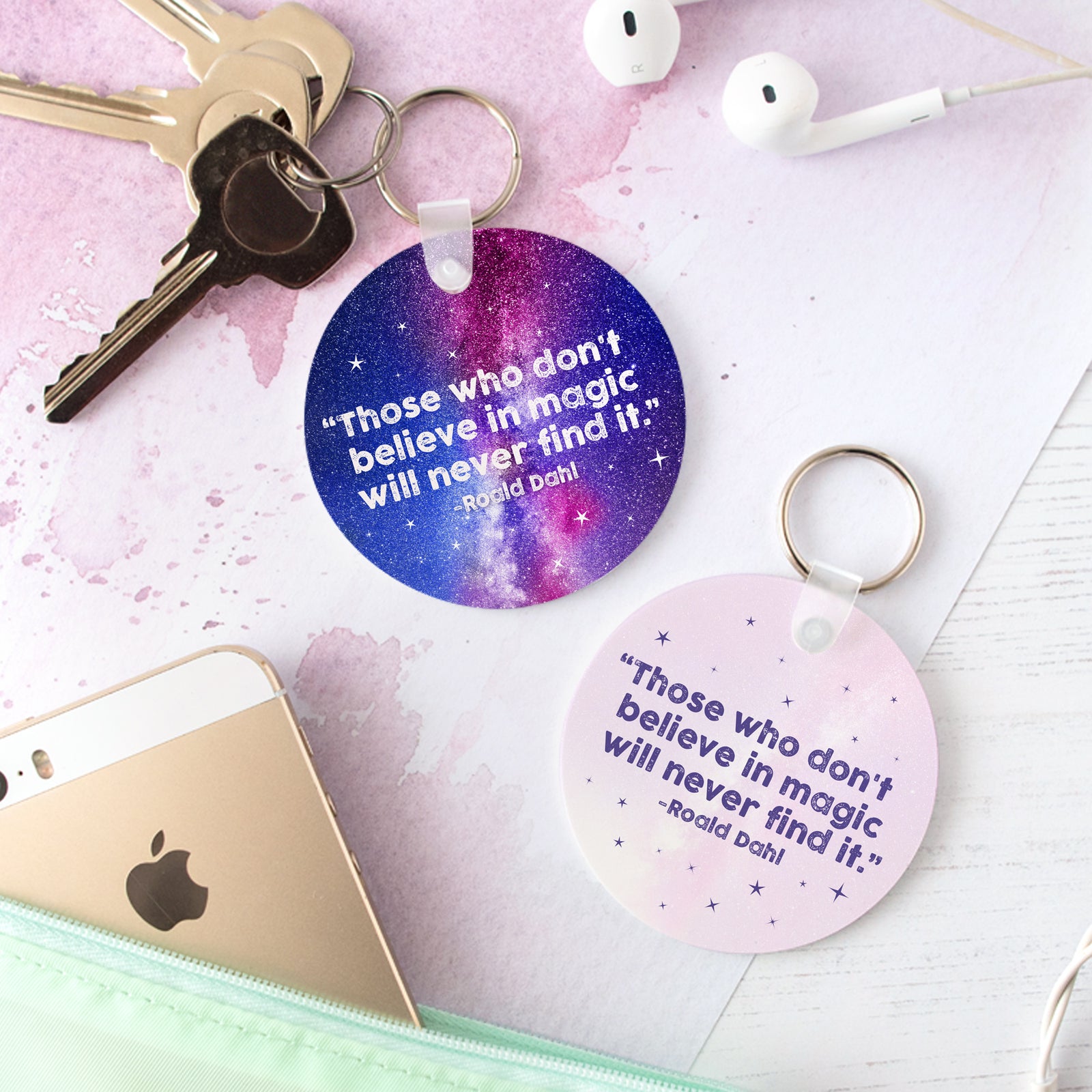 Personalised unicorn keyring clearance