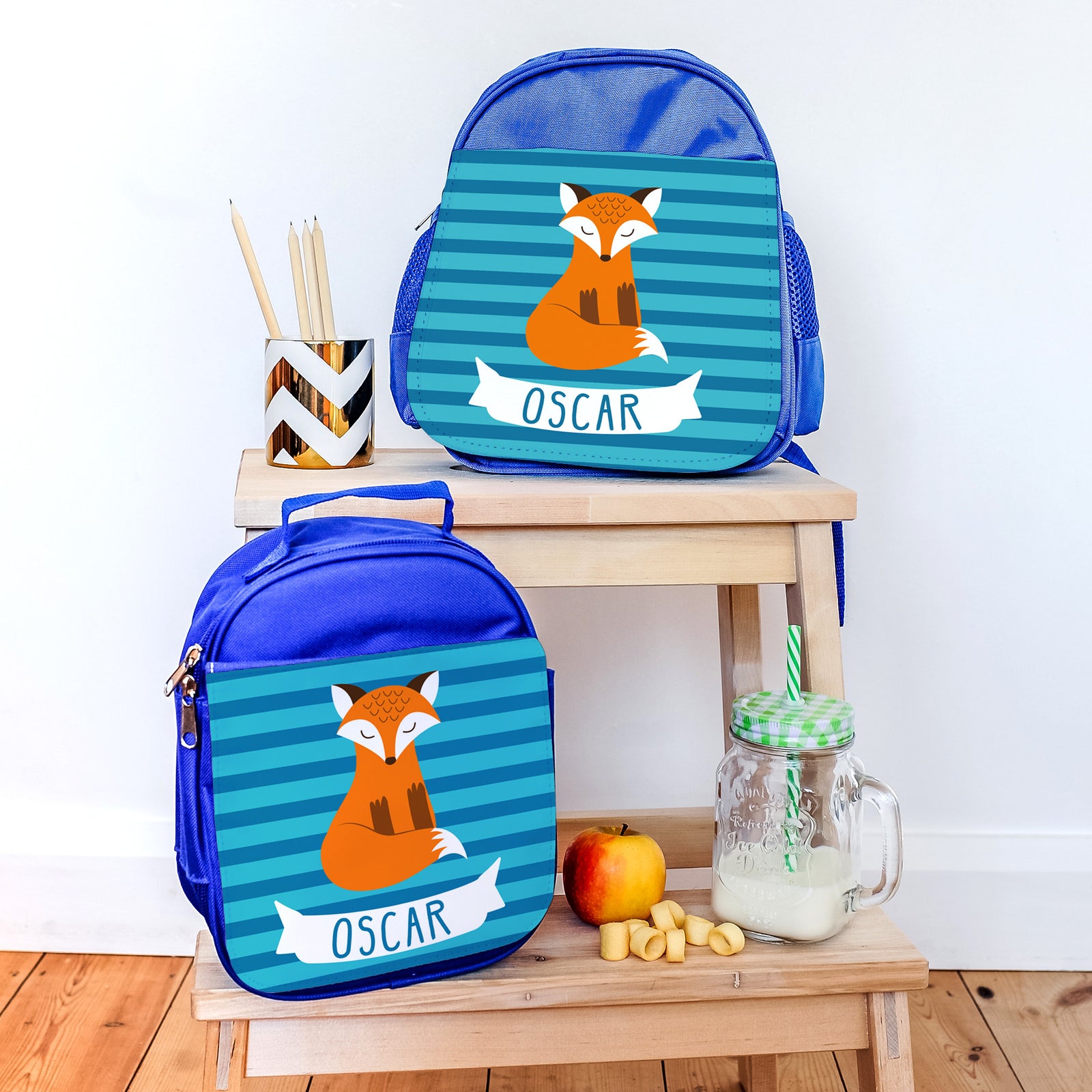 Personalised Clever Fox Mini Backpack | The Little Picture Company