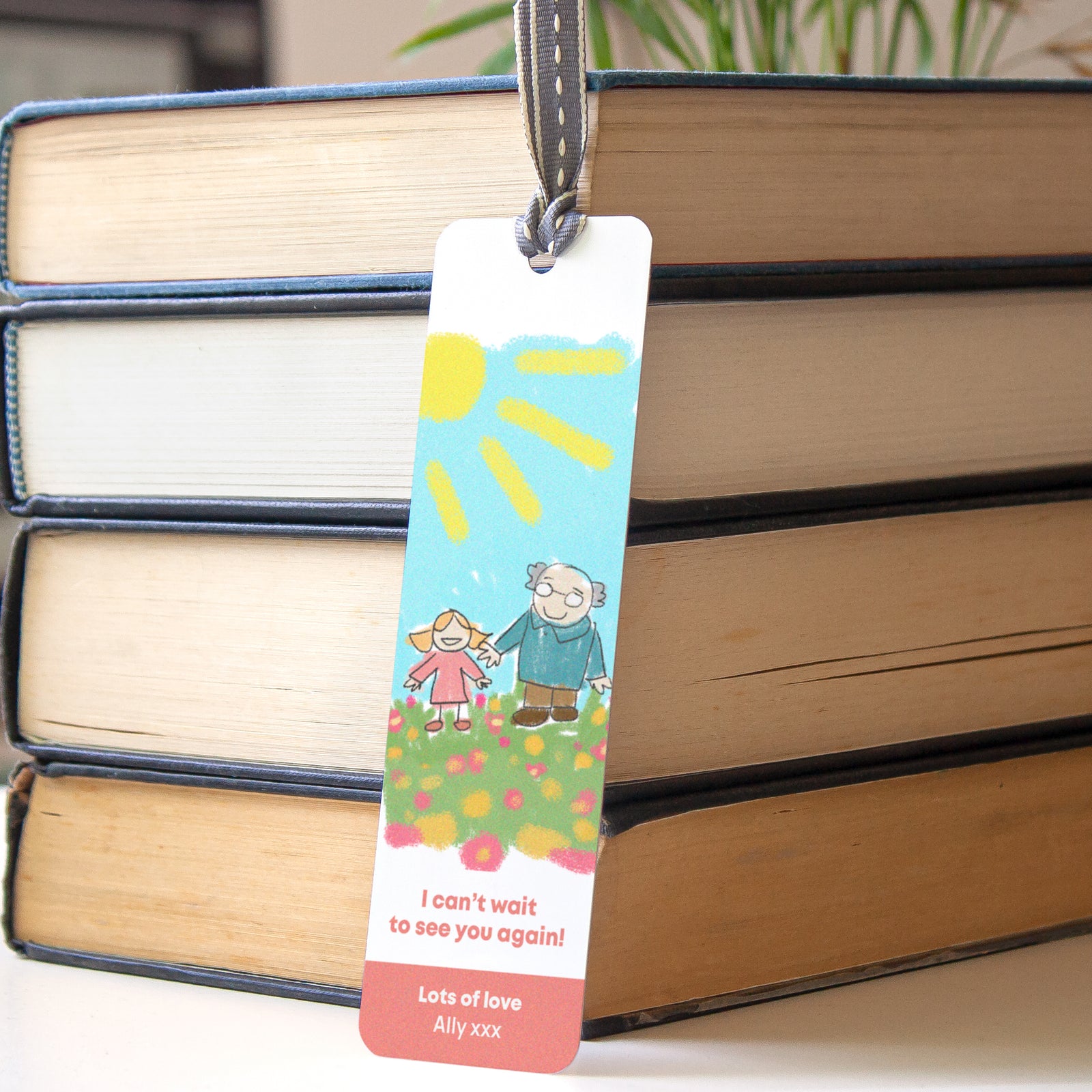 Personalised Bookmark With Child's Drawing For Grandparents | The ...