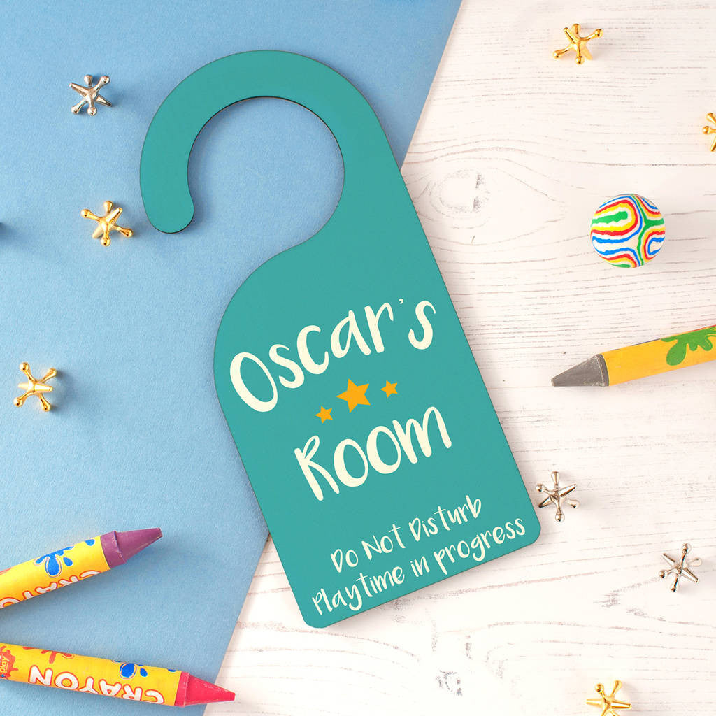 Children s Personalised Playtime Door Hanger The Little